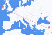 Flyreiser fra Mardin, Tyrkia til Shannon, Irland