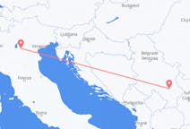 Loty z Niszu, Serbia z Werona, Włochy