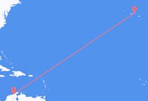 Flights from Riohacha, Colombia to Terceira Island, Portugal