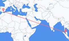 Flyg från Ipoh, Malaysia till Granada, Nicaragua, Spanien