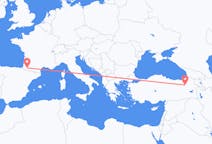Fly fra Pau, Pyrénées-Atlantiques til Erzurum