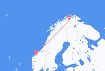 Flights from Lakselv, Norway to Molde, Norway