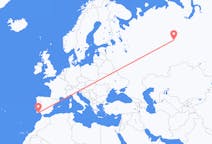 Flyg från Sovetsky till Faro
