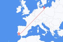 Flights from Szczecin in Poland to Faro in Portugal