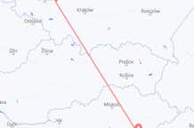 Flyrejser fra Debrecen til Katowice