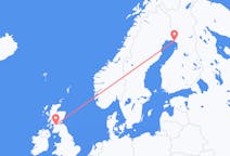 Flyrejser fra Glasgow, Skotland til Kemi, Finland