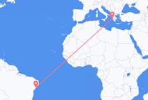 Flyreiser fra Aracaju, Brasil til Kefallinia, Hellas
