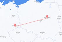 Flyreiser fra Dresden, Tyskland til Warszawa, Polen