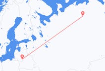Flights from Vilnius, Lithuania to Usinsk, Russia