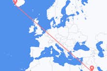Loty z Al-Kasim, Arabia Saudyjska do Reykjaviku, Islandia