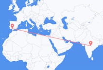 Flyrejser fra Nagpur, Indien til Sevilla, Spanien