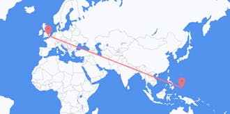 Flüge von Palau nach das Vereinigte Königreich