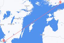 从赫尔辛基飞往哥本哈根的航班