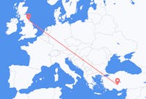 Flights from Konya, Turkey to Durham, England, the United Kingdom