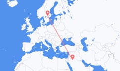 Flights from Al Jawf Region, Saudi Arabia to Örebro, Sweden