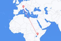 Flyg från Eldoret, Kenya till Milano, Italien