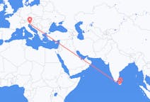 出发地 斯里兰卡出发地 汉班托塔目的地 意大利的里雅斯特的航班