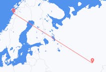 Flüge von Ufa, Russland nach Bodo, Norwegen