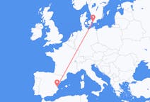 Vols de Valence, Espagne vers Malmö, Suède