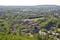 Photo of aerial view of the Ruhr region from the tetraeder in Bottrop, Germany.