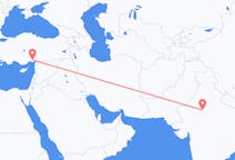 Loty z Jaipur, Indie z Adana, Turcja
