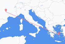 Fly fra Aurillac til Mykonos