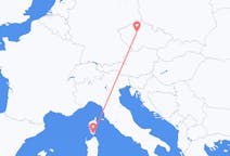 Vluchten van Figari, Frankrijk naar Praag, Tsjechië