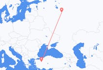 Flights from Ivanovo, Russia to Kütahya, Turkey