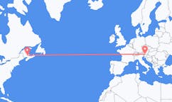 Flyrejser fra Moncton, Canada til Klagenfurt, Østrig