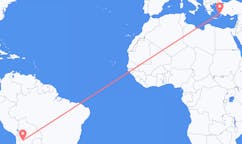 Flights from Uyuni, Bolivia to Bodrum, Turkey