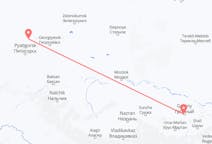 Flüge von der Stadt Grosny in die Stadt Mineralnyje Wody