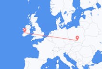 Vluchten uit Krakau, Polen naar Shannon, Ierland