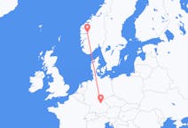 Flyreiser fra Sogndal, Norge til Nürnberg, Tyskland