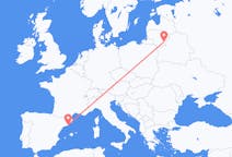 Flights from Barcelona, Spain to Vilnius, Lithuania