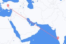 Flyg från Mangalore, Indien till Konya, Turkiet