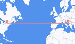 Flyreiser fra Ithaca, USA til Dubrovnik, Kroatia