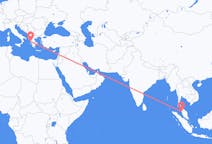 Flyreiser fra Penang, Malaysia til Preveza, Hellas
