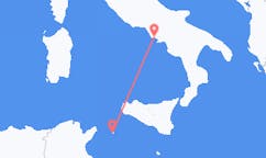 Vluchten van Napels, Italië naar Pantelleria, Italië