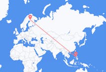 Flyg från Caticlan, Filippinerna till Rovaniemi, Finland