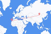 Flights from Ulaanbaatar, Mongolia to Fuerteventura, Spain