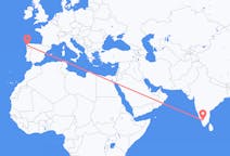 Flights from Coimbatore, India to Santiago de Compostela, Spain