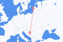 Flights from Palanga to Sarajevo