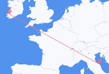 Flyrejser fra Killorglin, Irland til Ancona, Italien
