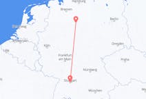 Flyreiser fra Stuttgart, til Hannover