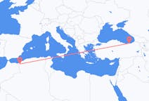 Flyreiser fra Tlemcen, Algerie til Trabzon, Tyrkia