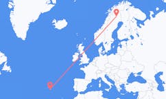 Flights from Gällivare, Sweden to Ponta Delgada, Portugal