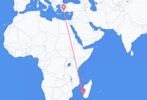 Flyrejser fra Toliara, Madagaskar til Dalaman, Tyrkiet