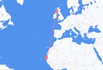 Flyrejser fra Dakar, Senegal til Belfast, Nordirland
