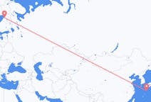 Flights from Yakushima, Kagoshima, Japan to Oulu, Finland
