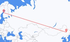 Flights from Harbin to Kokkola